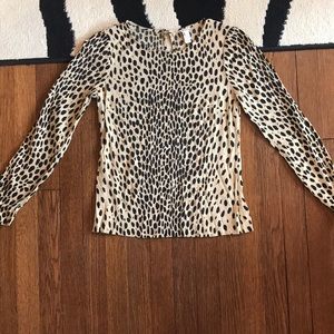 Animal print top